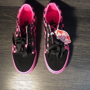 Pink Checkered Vans